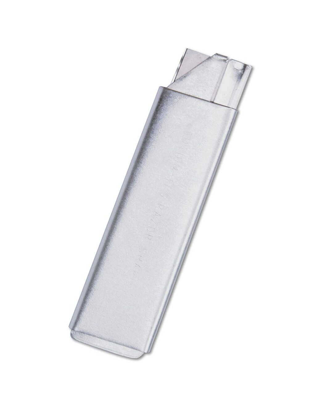 Garvey Jiffi Single-Edge Safety Carton and Box Knife Cutter, Metal, Retractable , 4.15" x 2.06" Knife Size, 12 per pack